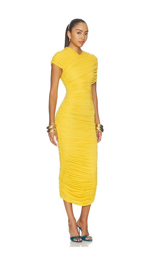 Janel Dress in Yellow. - size M (also in S, XS) - Ronny Kobo - Modalova