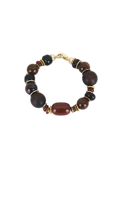 Beaded Bracelet in Cognac - Ronny Kobo - Modalova