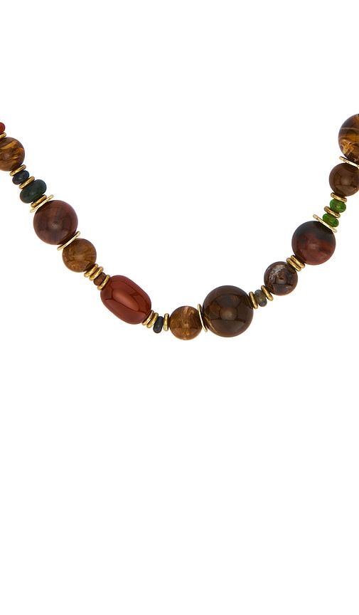 Beaded Necklace in Cognac - Ronny Kobo - Modalova