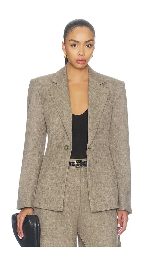 Anette Blazer in Grey. - size L (also in M, S, XS) - Ronny Kobo - Modalova
