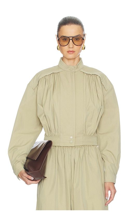 Ariah Jacket in Sage. - size M (also in XS) - Ronny Kobo - Modalova