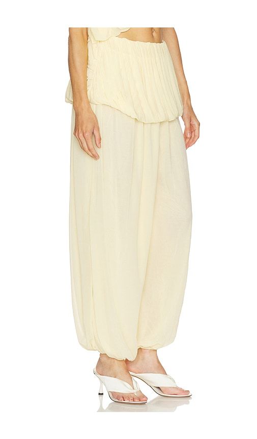 X REVOLVE Willa Pant in Yellow. - size L (also in M, S, XS) - Ronny Kobo - Modalova