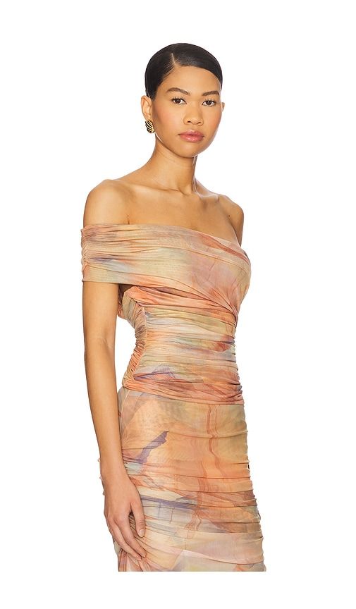 X REVOLVE Verna Top in Orange,Neutral. - size L (also in XS) - Ronny Kobo - Modalova