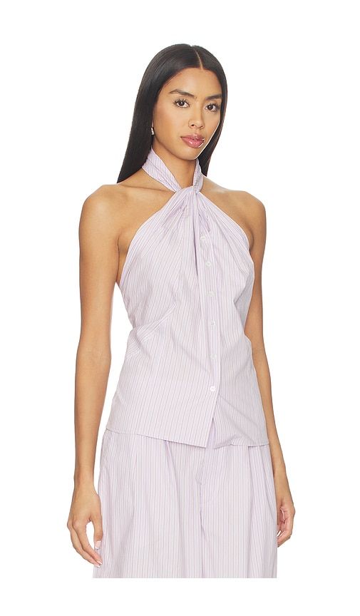 Micala Top in Lavender. - size L (also in M, S, XS) - Ronny Kobo - Modalova