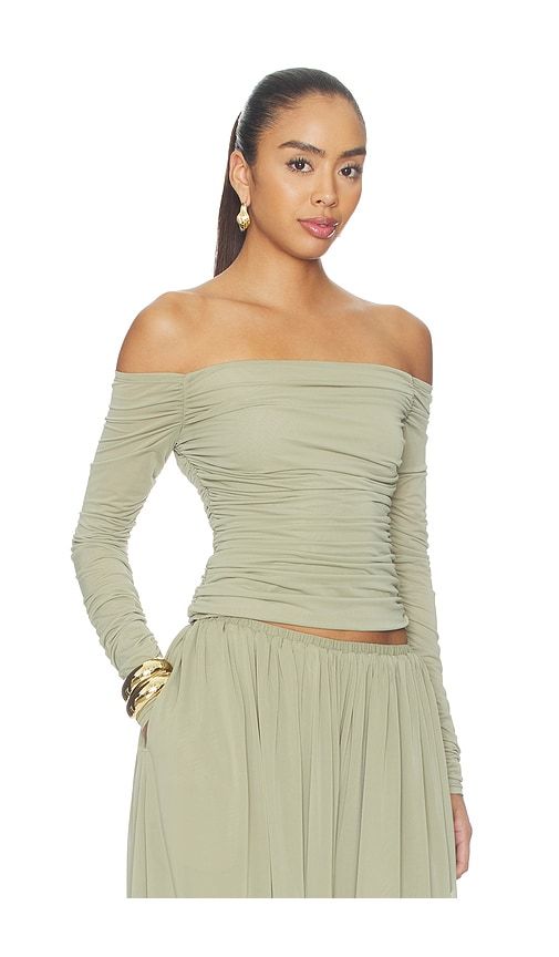 Ruby Top in Green. - size L (also in M, S, XS) - Ronny Kobo - Modalova