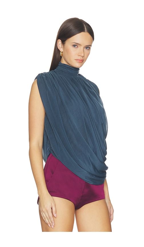 Sav Top in Navy. - size L (also in M, S, XS) - Ronny Kobo - Modalova
