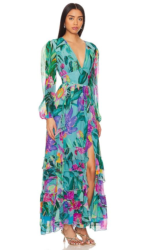 Ocean Maxi Dress in Teal. - size S (also in XS) - ROCOCO SAND - Modalova