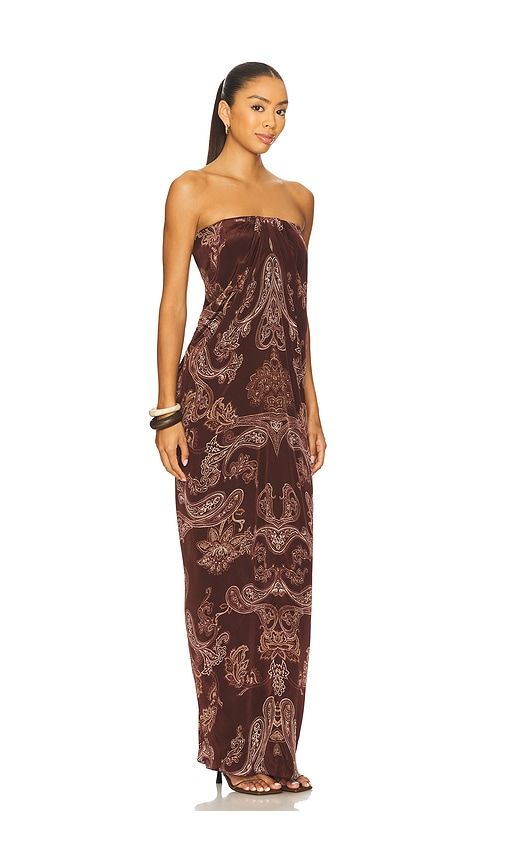 Off Shoulder Maxi Dress in . - size M (also in XXS) - ROCOCO SAND - Modalova