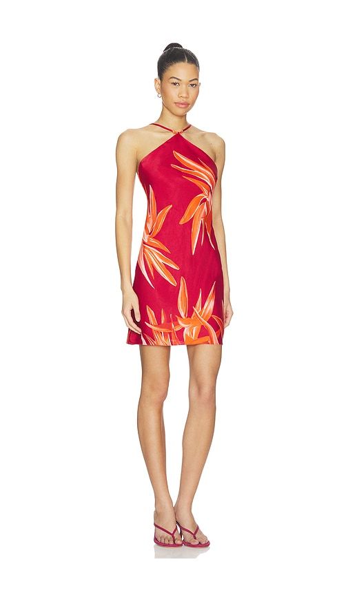 Bias Halter Mini Dress in Red. - size S (also in XS, XXL) - ROCOCO SAND - Modalova