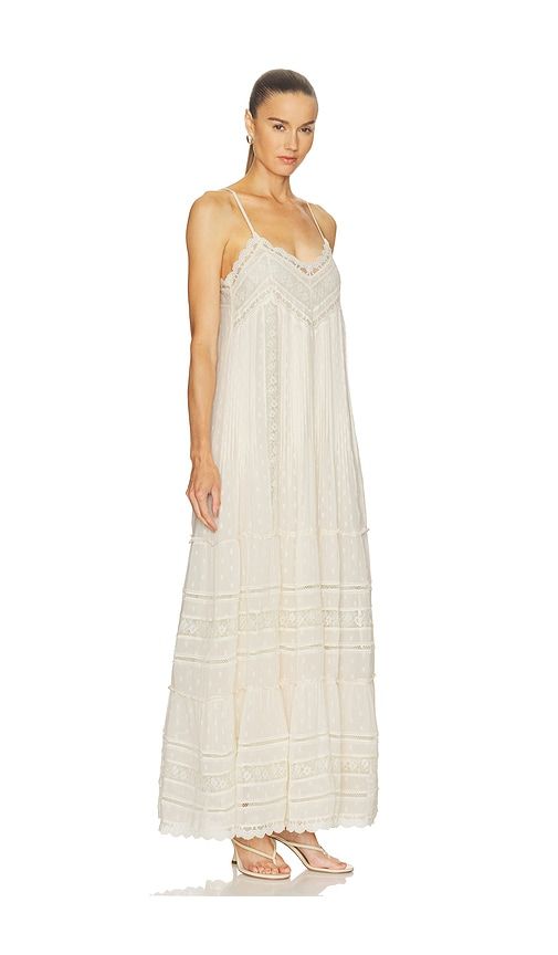 Lace Maxi Dress in . - size M (also in S, XXL) - ROCOCO SAND - Modalova