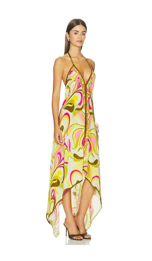 High-low Handkerchief Dress in . - size L (also in XXL) - ROCOCO SAND - Modalova