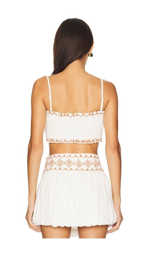 Smocking Bandeau Top in . Size L. Also in XL - ROCOCO SAND - Modalova