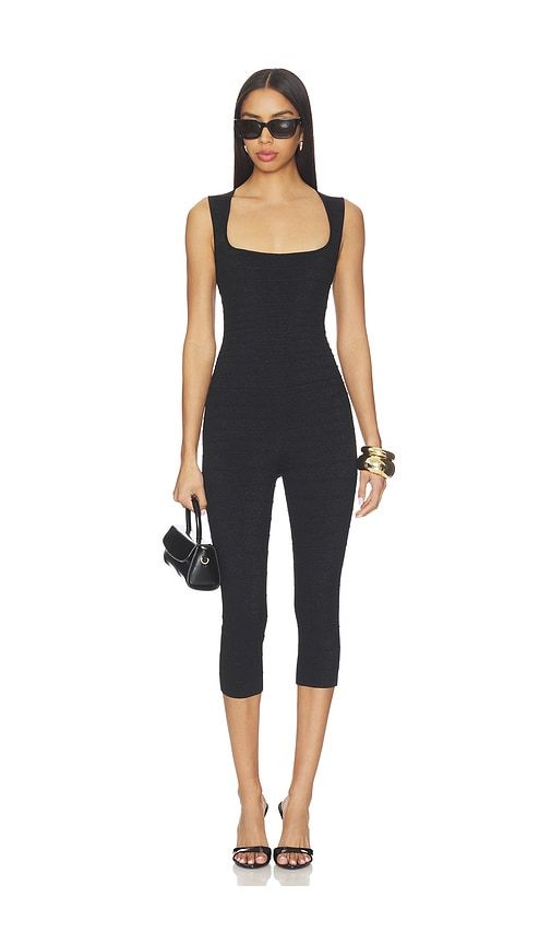 Leana Jumpsuit in Black. - size L (also in M, S, XL) - retrofete - Modalova
