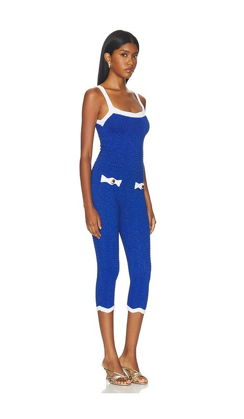 Verene Knit Jumpsuit in Blue. - size L (also in M, S, XL, XS) - retrofete - Modalova