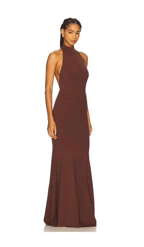 Kimbra Knit Dress in Brown. - size L (also in M, XL) - retrofete - Modalova