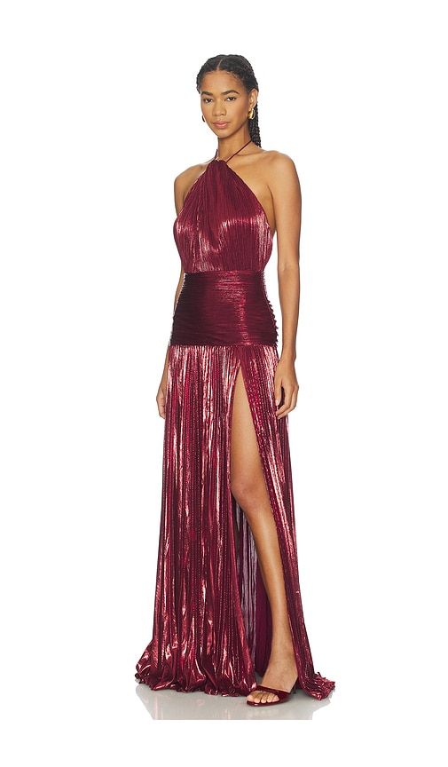 Thalia Dress in Burgundy. - size M (also in S) - retrofete - Modalova