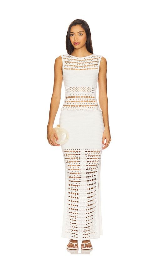 Kylan Knit Crochet Dress in . - size L (also in XL) - retrofete - Modalova