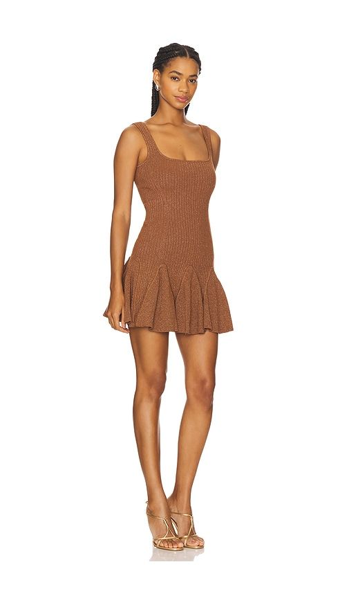 Matson Knit Dress in Brown. - size L (also in M, XL) - retrofete - Modalova
