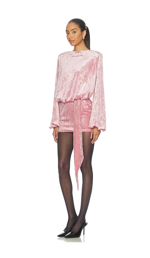 Elysia Velvet Dress in Pink. - size M (also in S, XL, XS) - retrofete - Modalova