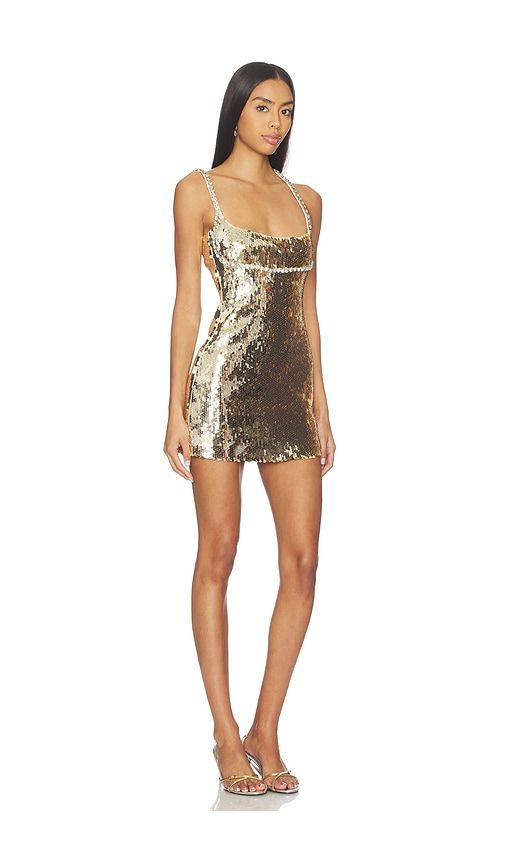 Aderyn Dress in Metallic . - size L (also in M) - retrofete - Modalova