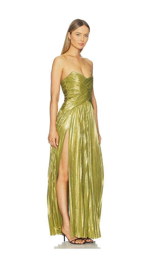 Stephie Dress in Green. - size M (also in S, XS) - retrofete - Modalova