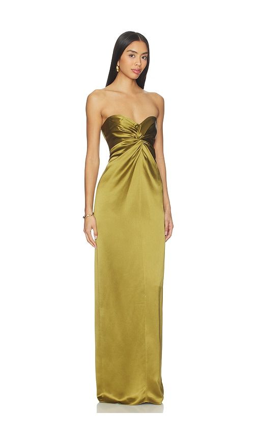 Olivine Dress in Olive. - size S (also in XL, XS) - retrofete - Modalova