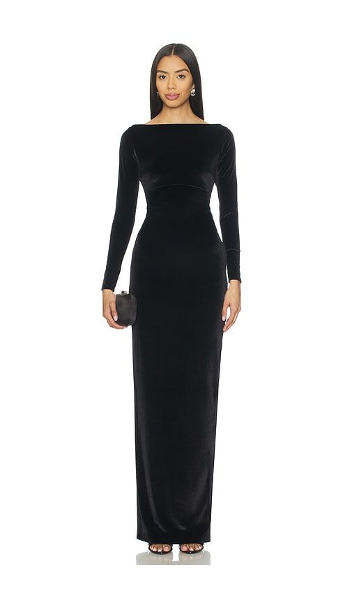 Taegan Velvet Dress in . - size M (also in S, XL) - retrofete - Modalova