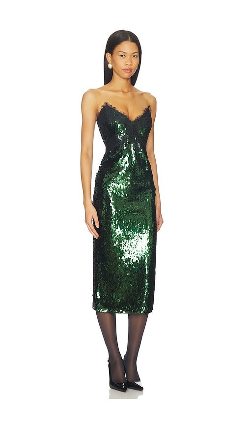 Ellen Dress in Dark Green. - size L (also in M, XL, XS) - retrofete - Modalova