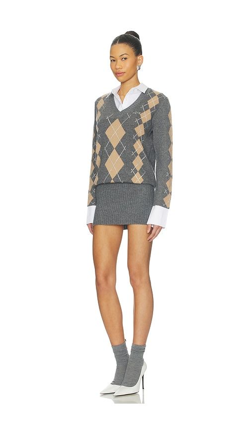 Ornella Embellished Dress in Grey. - size M (also in XS) - retrofete - Modalova