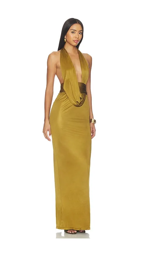 Payton Dress in Green. - size L (also in M) - retrofete - Modalova