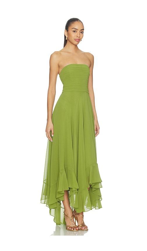 Louisa Dress in Green. - size L (also in M, S) - retrofete - Modalova