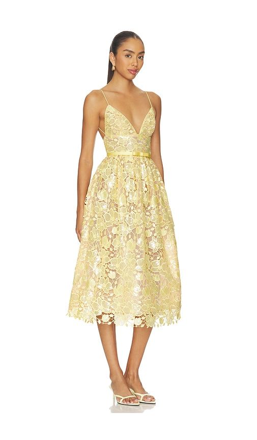 Eulalia Lace Dress in Lemon. - size M (also in S, XL, XS) - retrofete - Modalova
