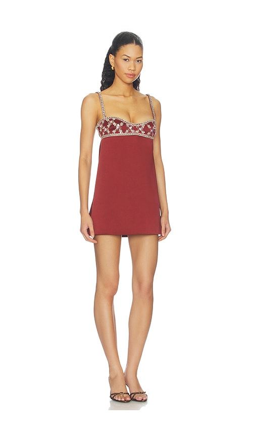 Solere Dress in Burgundy. - size L (also in M, S, XL) - retrofete - Modalova