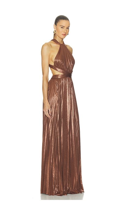 Shell Dress in Metallic Bronze. - size M (also in S, XL, XS) - retrofete - Modalova