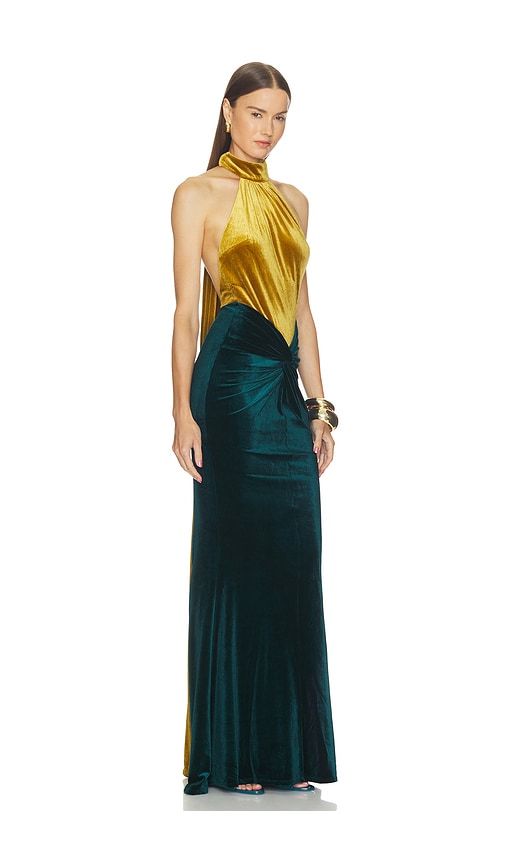Goleta Velvet Dress in Multi. - size L (also in M, S, XL, XS) - retrofete - Modalova