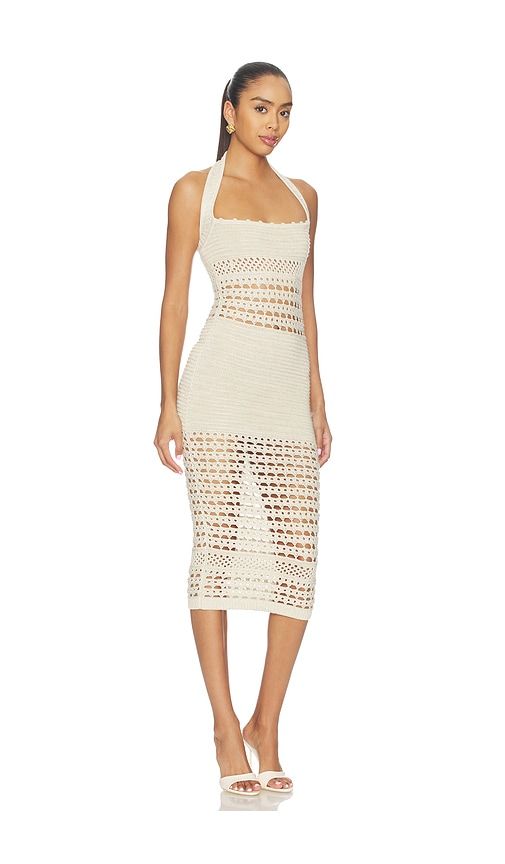 Jaycee Crochet Dress in Neutral. - size L (also in M, S) - retrofete - Modalova