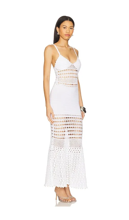 Belize Dress in White. - size L (also in M, S) - retrofete - Modalova