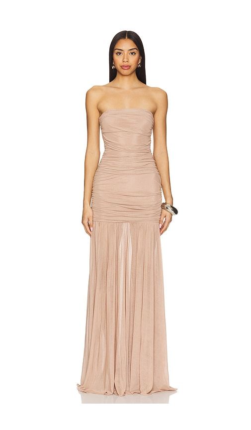 Adele Dress in Beige. - size L (also in M, S, XL, XS) - retrofete - Modalova