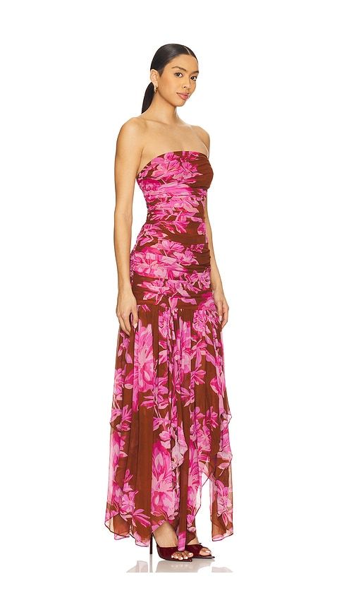 Teryn Dress in Brown,Pink. - size S (also in XL, XS) - retrofete - Modalova