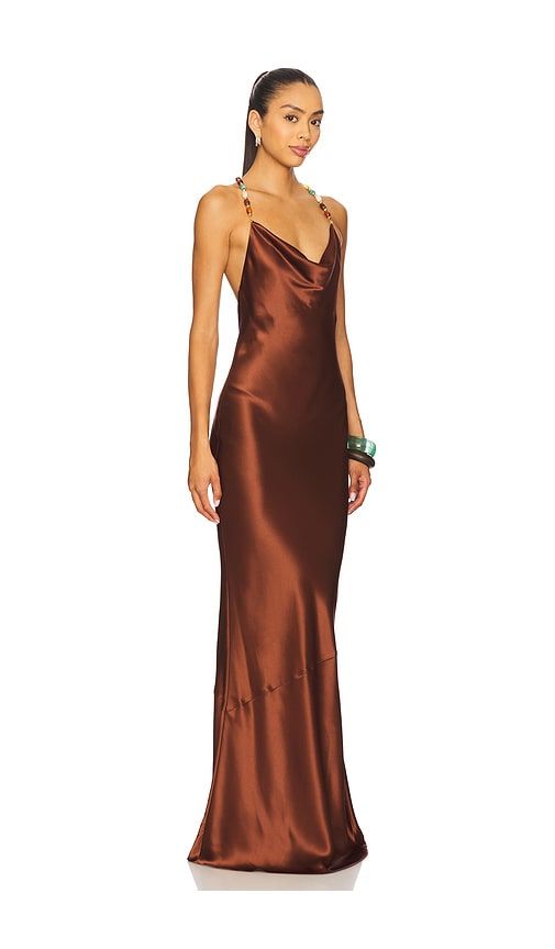 Finley Dress in Brown. - size L (also in M, XS, XXL) - retrofete - Modalova