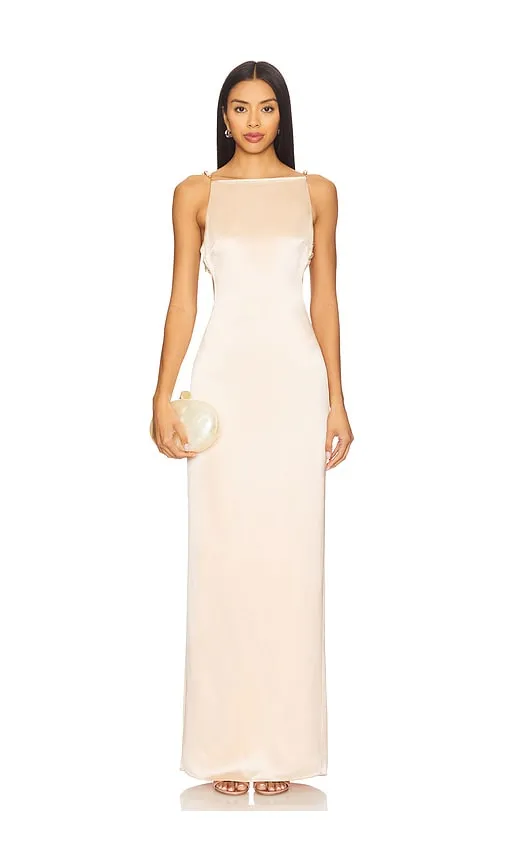 Evita Dress in Beige. - size L (also in XL) - retrofete - Modalova