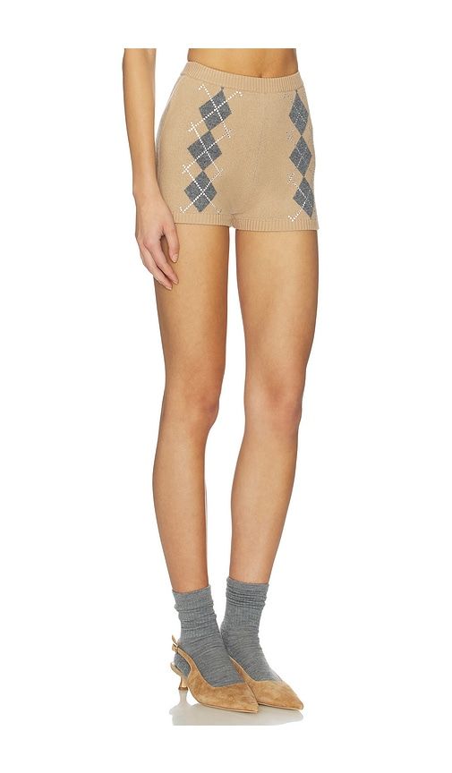 Filomina Embellished Short in Beige. - size S (also in XS) - retrofete - Modalova