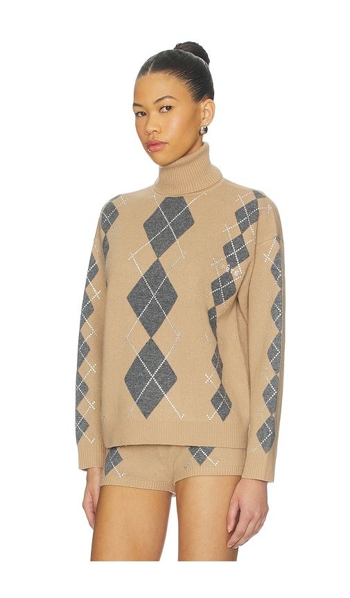 Alberte Embellished Sweater in Cream. - size L (also in M, S, XS) - retrofete - Modalova