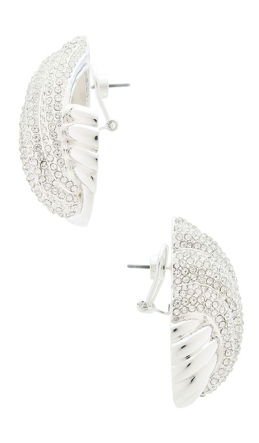 Leanne Earring in Metallic - retrofete - Modalova