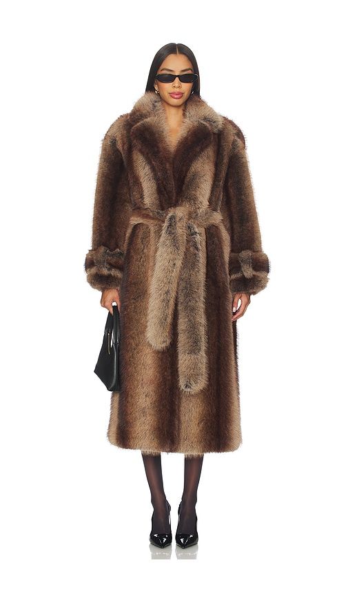 Shantel Coat in Brown. - size L (also in M, S, XS) - retrofete - Modalova