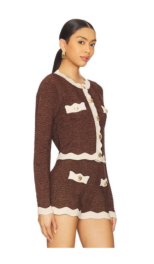 Dallys Knit Jacket in Brown. - size XL (also in XXL) - retrofete - Modalova