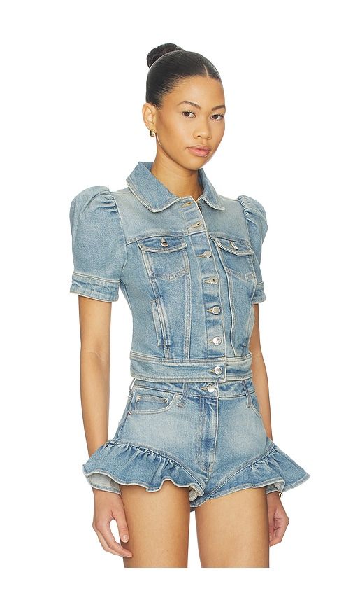 Landon Denim Jacket in Blue. - size L (also in M, S, XL, XS, XXS) - retrofete - Modalova