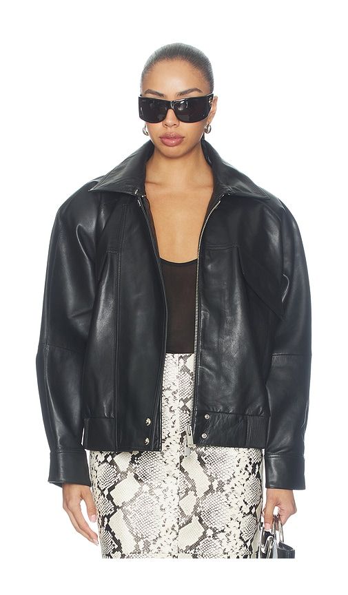 Sylvana Leather Jacket in . - size M/L (also in S/M) - retrofete - Modalova