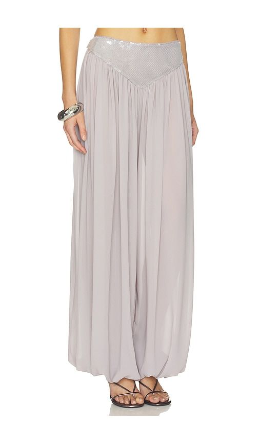 Pyna Sequin Pant in Grey. - size L (also in M, S, XL, XS) - retrofete - Modalova