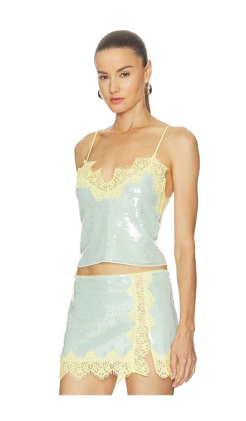 Mik Top in Mint,Yellow. - size L (also in M) - retrofete - Modalova